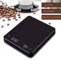 Báscula Electrónica De Cocina Con Pantalla Digital Y Recarga USB Precisión 0.1g Capacidad 3kg Timbrado Táctil Para Café Y Panadería - details 0