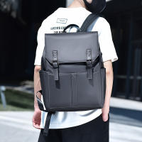 Mochila informal sencilla para hombre, mochila de alta gama de gran capacidad, mochila de estilo universitario, bolso para computadora para hombre y mujer. - details 5