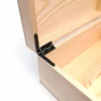12pc Juego De Bisagras De Resorte Con Tornillo En Forma De L 90 Grados Dorado Cobre Antiguo Para Muebles Caja De Joyas Caja De Relojes - details 5