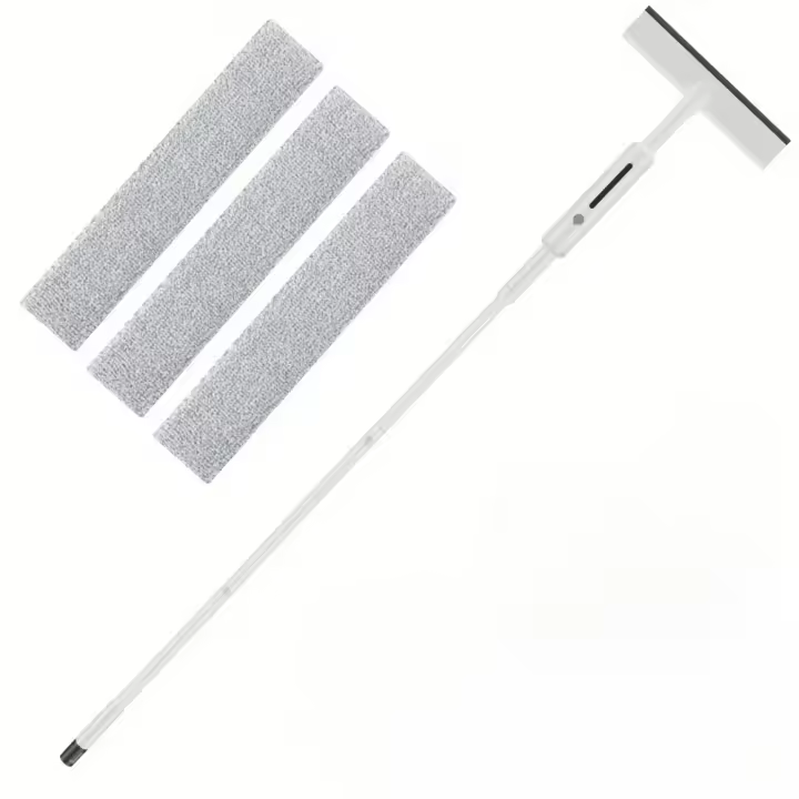 Profesional Escobilla Para Ventanas Con Retrovisor Doble Y Spraying Fácil De Limpieza Cepillos Para Ventanas Altas Y Puertas De Vidrio - 1
