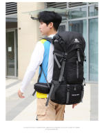 Mochila De Camping 70L De Nylon Para Hombres Y Mujeres Bolsa De Viaje Con Cubierta De Lluvia Para Senderismo Y Escalada Exterior - details 16