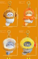 Llavero De Peluche Con Diseño De Gato Muñeco Colgante Para Bolsa Y Auriculares Accesorios De Moda De Orelas De Gato - details 6