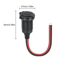 Adaptador De Cargador De Auto 12V-24V Hembra Para Arrancador De Coche Impermeable Conector De Plug Universal Accesorios De Cable De Arrancador De Coche - details 7