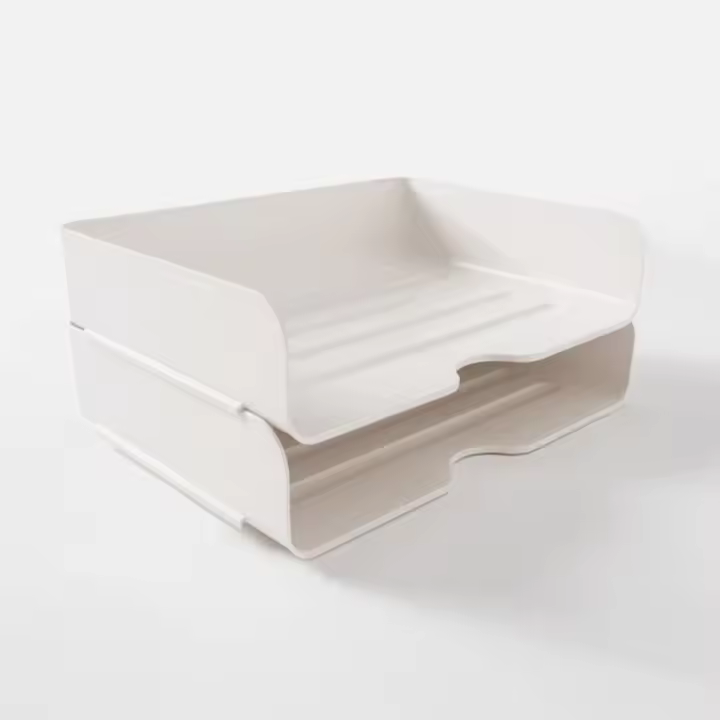 Estantería De Escritorio Multifuncional A4 Para Almacenamiento De Archivos 2 Piezas Para Oficina Y Dormitorio De Estudiantes - 1
