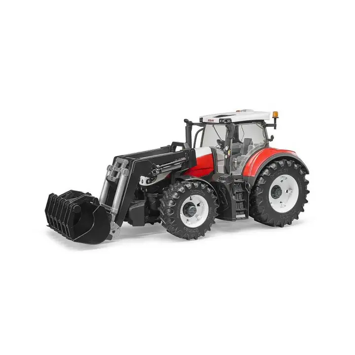 Bruder Tractor Steyr 6300 CVT Escala 1:16 con Cargador Frontal Funcional - 1