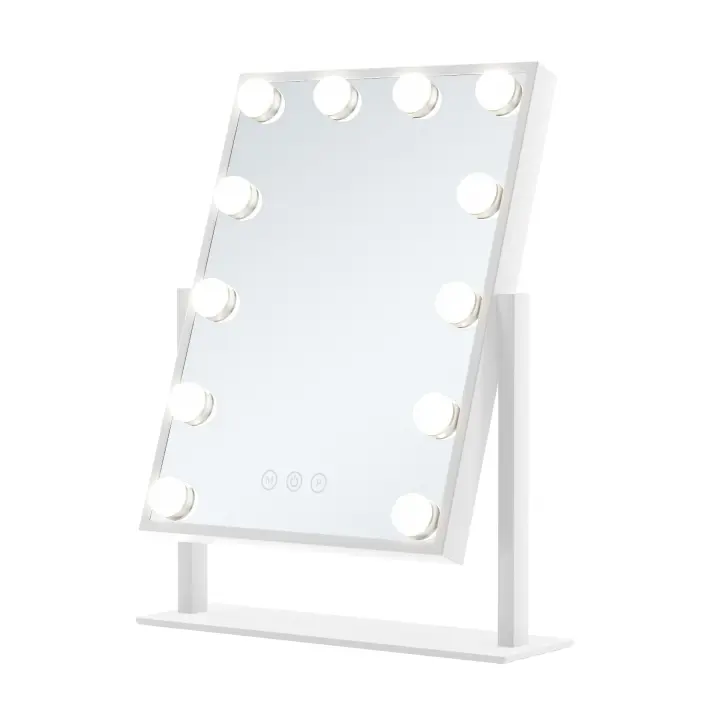 Espejo Maquillaje con Luz - Espejo Tocador 12 LED Tocador de Maquillaje con Luz 3 Modos Vanity Mirror Espejo Led Maquillaje Regulable - 1