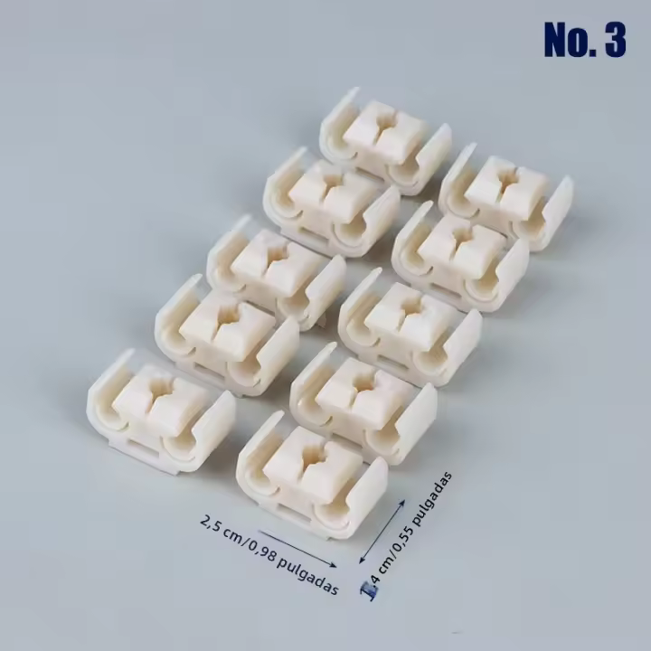 10PCS Clip De Tubo Para Linea De Freno Y Vacío Para Coche Compatible Con VW Jetta Santana Chery Passat Clip De Fijación De Tubulatura - 1