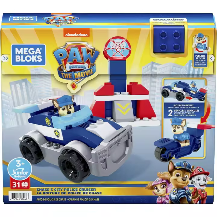 Mega blocks  Paw Patrol Auto Policía de Chase Mattel GYJ00 - 1