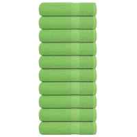 vidaXL Toallas de Baño 10 uds 100x150 cm 360 gsm en color Verde manzana/Azul/orange y más - details 0