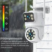 Cámara IP Solar Inalámbrica 8MP 4K Con Batería De 7800 mAh Lente Dual HD Exterior Cámara De Seguridad CCTV Con Panel Solar Tuya App - details 9