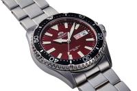 Reloj de buceo Automático Hombre Orient Kamasu RA-AA0003R dial rojo 42mm buceo correa acero 200m water resist RA-AA0003R19B - details 2