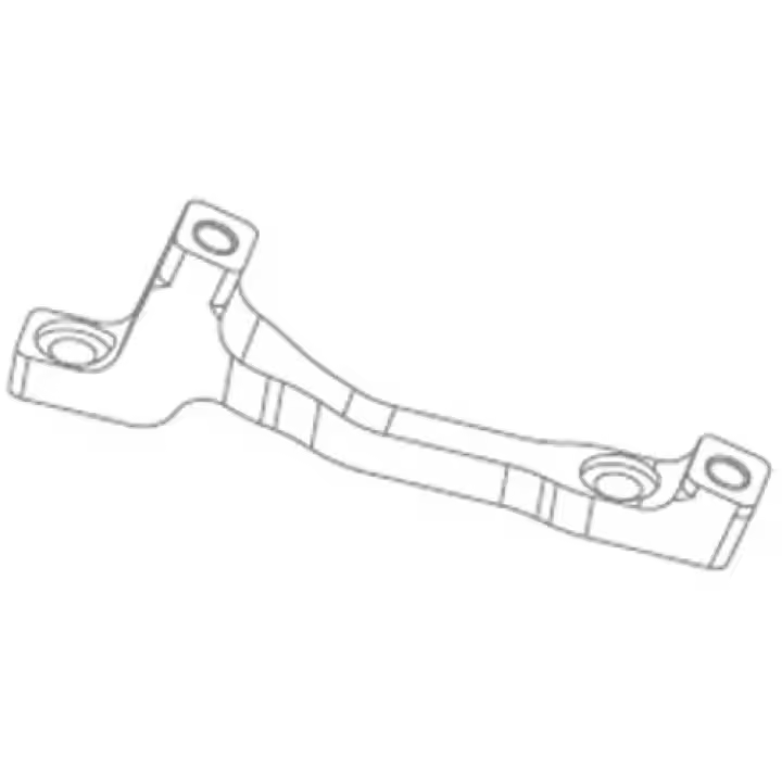 Hope Q Adaptador Disco Postmount Negro - 1