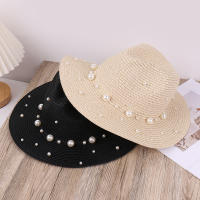 Gorro De Denim Versátil Y Moda Con Decoración De Perlas Ajustable Para Deportes Al Aire Libre Y Viajes Protección Solar Unisex - details 2