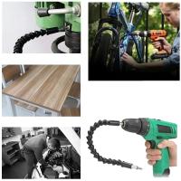Kit De Extensión De Ángulo Flexible Y Soporte De Ángulo Recto Para Taladro 2pc 105 Grados Adaptador De Destornillador Y Soporte De Enchufe Herramientas De Taladro - details 5