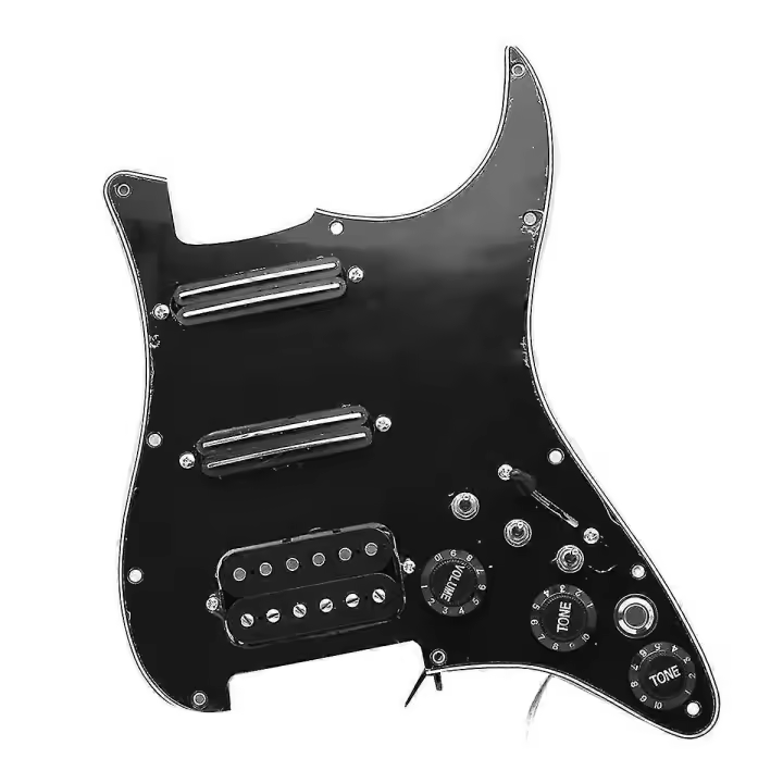 Electric Guitar Pickguard Pickup With Singlecut Wiring Loaded Prewired Guitar Pickguard For Strat G - 1