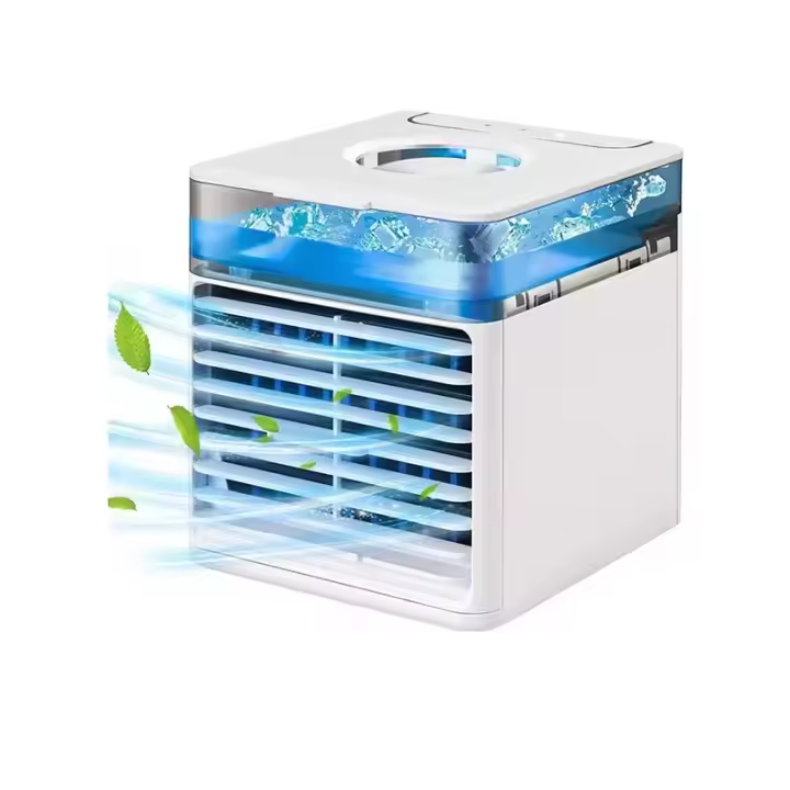 Aire Acondicionado Portátil para Uso Personal, Mini Ventilador Enfriador de Aire, Aire Acondicionado Personal USB, Aire Acondicionado Pequeño para Dormitorio, Oficina y Hogar - 1