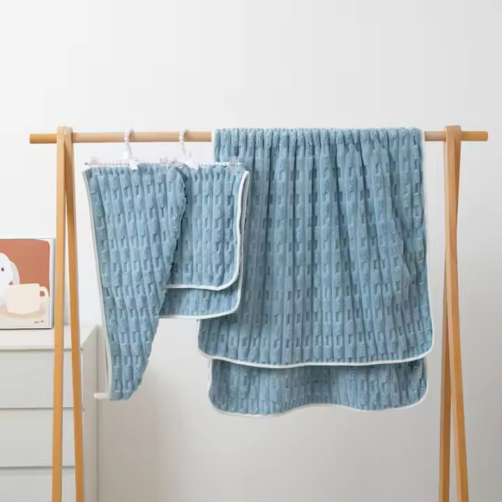 Nuevo Producto, toalla de Baño de terciopelo de Bambú para lavado La Cara, Toalla de baño, gorro para secar El Cabello, juego de toallas y abrorbentes para el hogar - 1