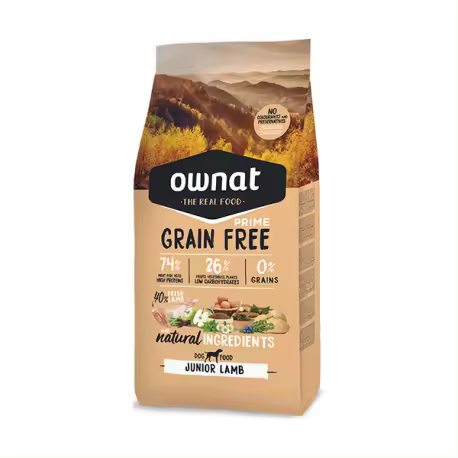 OWNAT PERRO GF PRIME JUNIOR LAMB 3KG - 1
