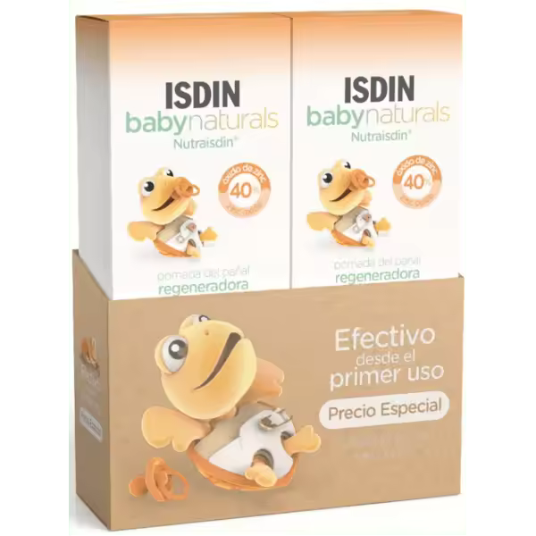 ISDIN Duo Babynaturals Pomada del Pañal ZN40 2 x 100 ml - 1