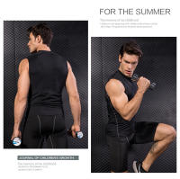Camiseta De Deporte Para hombreQuick DryTop De gimnasioRunningFitness Con Cuello redondoRopa Deportiva Transpirable Y Cómoda - details 5