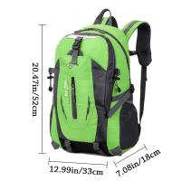 Mochila Grande Impermeable De 40L Para Camping Y Senderismo Durable De Nylon Bolsa De Viaje Al Aire Libre Con Cierre De Cordóndetails 1
