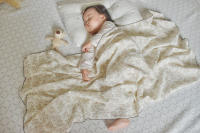 SPEIRA Manta envolvent de Verano para Bebe, colcha FINA de 2 Capas, mantas de muselina, Gasa Floral con estampado, ropa de Cama para niños - details 4