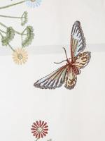 Panel De Cortina Semi-Translúcido Con Mariposas Para Dormitorio Y Cocina Estilo Europeo Y Americano 100% Poliéster Sin Ajuste Al Techo - details 3
