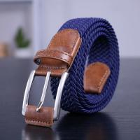 Cinturón De Lona Unisex Elástico Para Jeans Cierre De Hebilla Casual Transversal Ajustable Para Hombres Y Mujeres - details 4