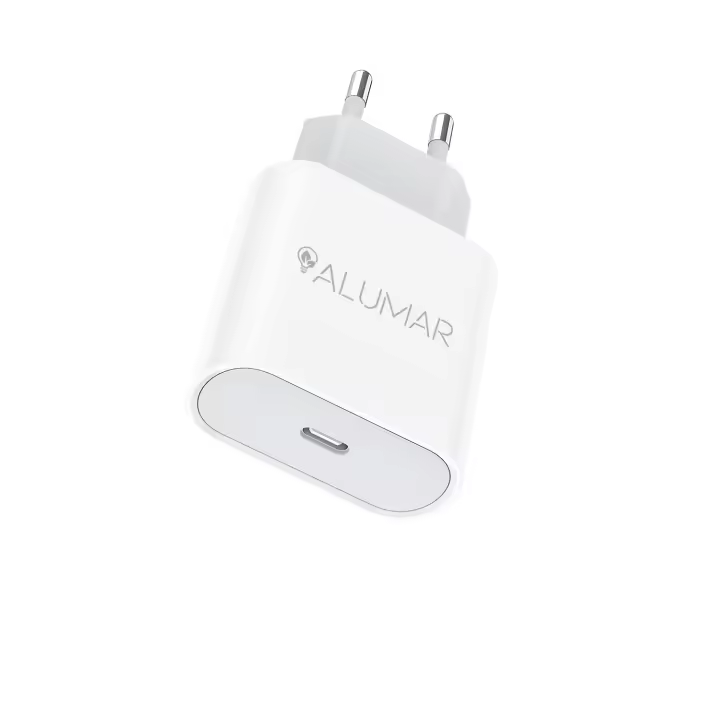 Cargador para iPhone 20W y Android carga rápida Alumar incluye cable USB tipo C y cable lightning, cargador iPhone 15 carga rápida - 1