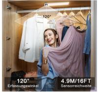 Iluminación LED para armarios LED con sensor de movimiento 3000 K Blanco cálido PIR Luz recargable para armarios con batería Luz debajo del mueble Cocina Inalámbrica 2 piezas 20 cm - details 1