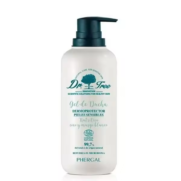 Dr Tree Gel de Ducha Coco y Musgo Blanco 500ml - 1