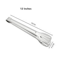 Pinzas De Barbecue De Acero Inoxidable Para Alimentos Pinzas De Carne De Asado Salad Y Steak Utensilios De Cocina Longas Pinzas De Servicio - details 12