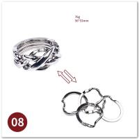 Juego De Rompecabezas Mágico De Metal Clásico IQ Juguete Estimulante Para Cerebro Desafío Inteligente Regalo Divertido Para Niños Y Adultos - details 7