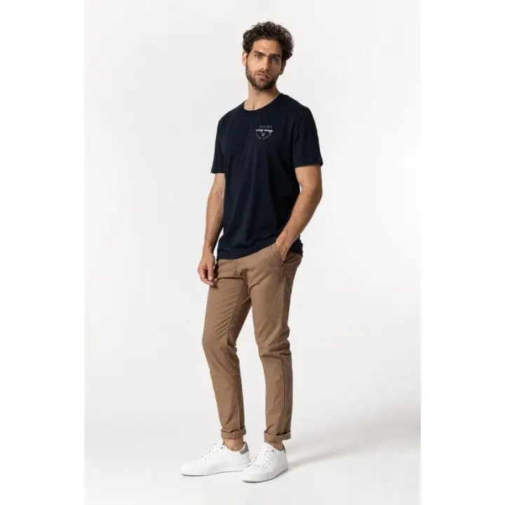 Hombre Marcas Pantalones Ropa Tiffosi Tiffosi hombre  Pantalón chino -Tiffosi- H35 beige oscuro - 1