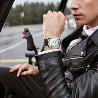Reloj Mecánico De Moda WINNER Para Hombre Con Straps De Cuero Marrón Y Calendario Date Resistente Al Agua Y Shock Con Display Romano - details 5