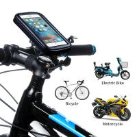 Soporte Impermeable Para Teléfono Móvil En Bicicleta Y Motocicleta Funda Para Manillar De Bicicleta Compatible Con iPhone 15 14 pro Max Samsung Soporte De Teléfono Móvil Para Bicicleta - details 6