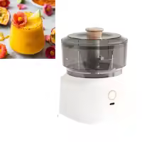 BIT Picadora de carne Eléctrica, licuadora multicolor, Cuchillas de Maple inoxidable, licuadora de Comidas Segura y eficiente para Cocina, color Blanco - details 3