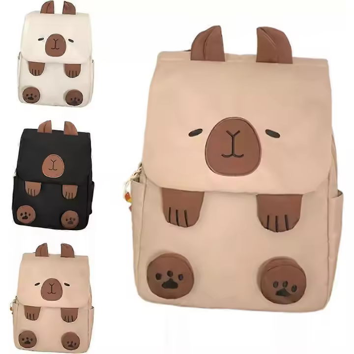 Mochipa Capybara, Mochipa Kawaii Capybara con Coras ajustables - 1