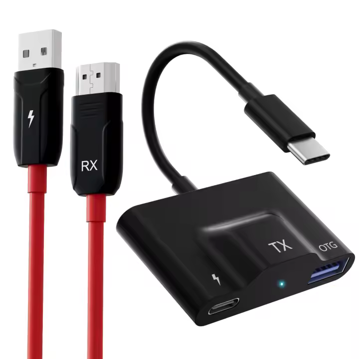 Transmisor y Receptor HDMI Inalumbrico, Extensor de Pantalla Inalumbrico 1080P, Transmite Video/Audio desde Teléfono/Tableta/Portátil a TV, Monitor - 1