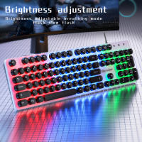Teclado Membránico H300 Con 104 Teclas Y Cable Multicolor Para Juegos Y Oficina Compatible Con Windows E IOS Diseño Estándar - details 2