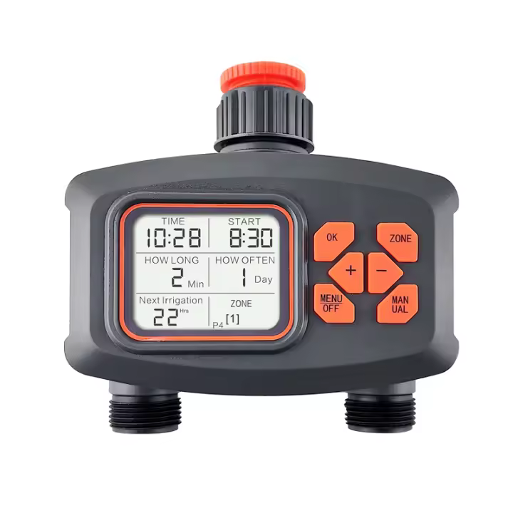  Temporizador De Agua Bidireccional RainSeer Con Pantalla LCD Impermeable IP65 Controlador Automático Para Riego De Jardín - 1