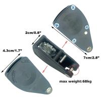 2pcs Cuerda De Atado Para Tienda De Campaña 6mm 5m Resistente Al Viento Con Cierre Ratchete Y Anillo De Ancoraje Accesorio De Tenda - details 2