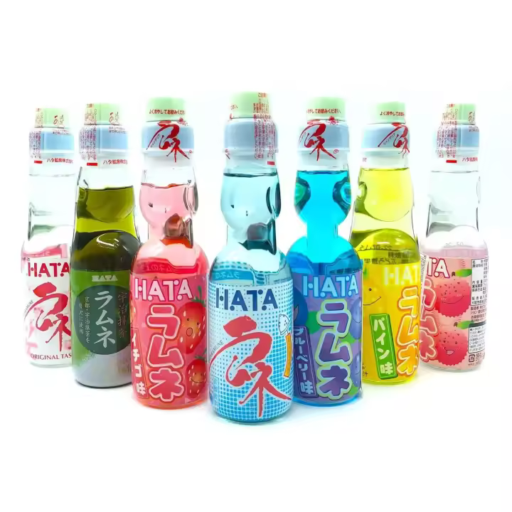 Bebida Ramune Hata Sabores Diferentes Xiaomi Pax 7 Unidades - Refrescante y Variedad de Sabores - 1