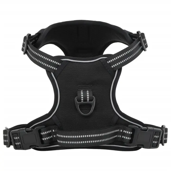 vidaXL Arnés para perros con correa y collar ajustable L Color Azul,  camouflage brown,  Marrón y mas - 1