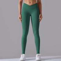 Leggings De Yoga Para Mujer Cintura Alta Levantamiento De Caderas Gimnasio Sin Costuras Pantalones De Deporte Fitness Running - details 49