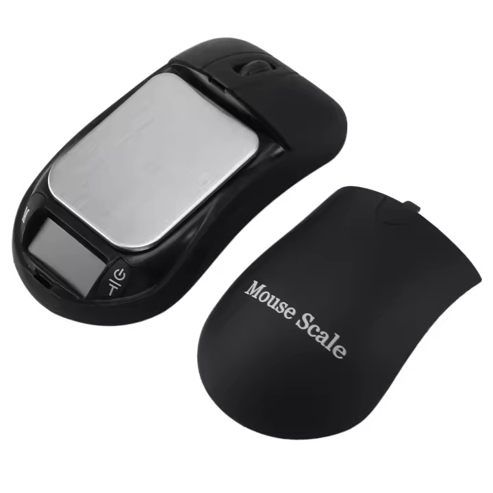 Báscula Digital de bolsillo de 500G x 0,01G, balanza de peso, minibáscula electrónica para función de ratón Real - 1