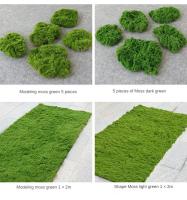 Carpetas De Mostrador Artificiales De Moss Para Jardín Exterior Decoración De Paisaje Bonsái Carpeta De Hierba Falsa Verde Simulación Para DIY Y Terrarios - details 8