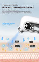 Spray De Hidratación Facial Mist Airbrush Profundo Limpiador Oxygenador Inyector Sin Cable Compresor De Pincel Multiusos Para Belleza - details 7