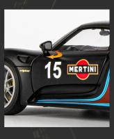 Modelo a Escala 1:18 Porsche 918 Spyder Martini Racing Aleación Vehículo Diecast Metal Simulación De Sonido Y Luz Juguete Para Niños Regalo - details 7