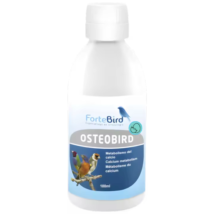 OsteoBird Suplemento para el metabolismo del calcio de las aves 100ml Fortebird - 1